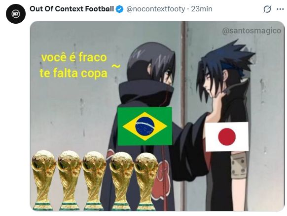 Los memes de Brasil vs Japón 
