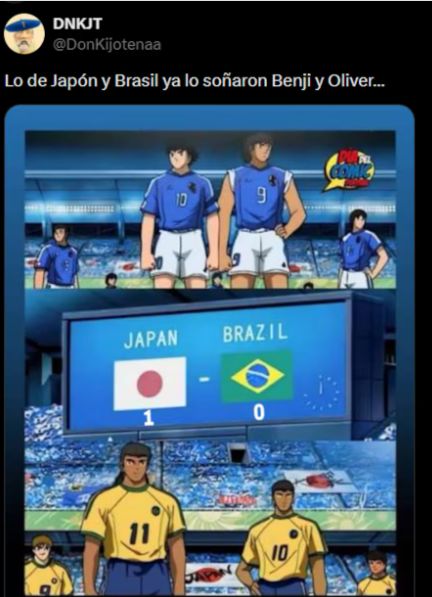 Los memes de Brasil vs Japón 