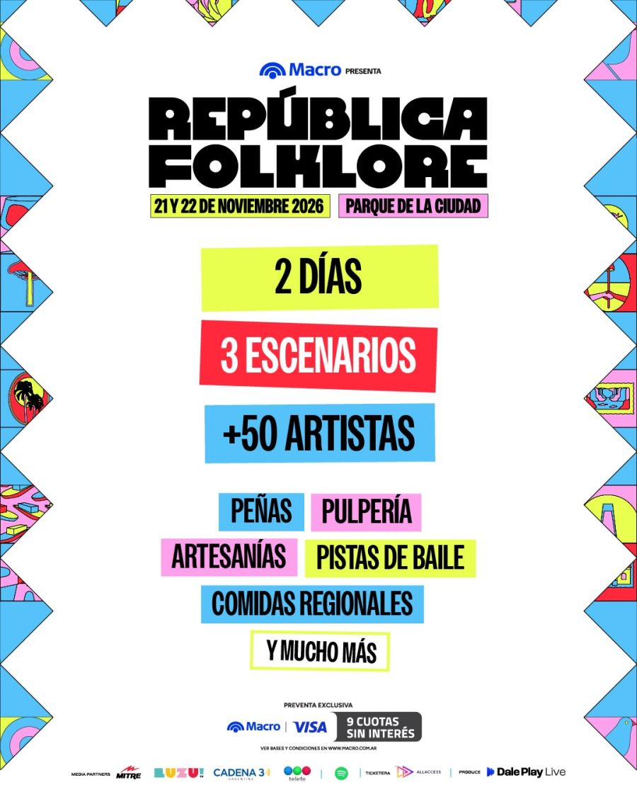 República Folklore presentó su grilla