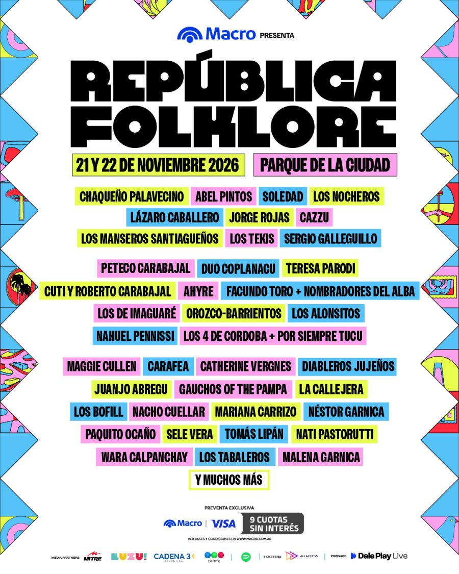 República Folklore presentó su grilla