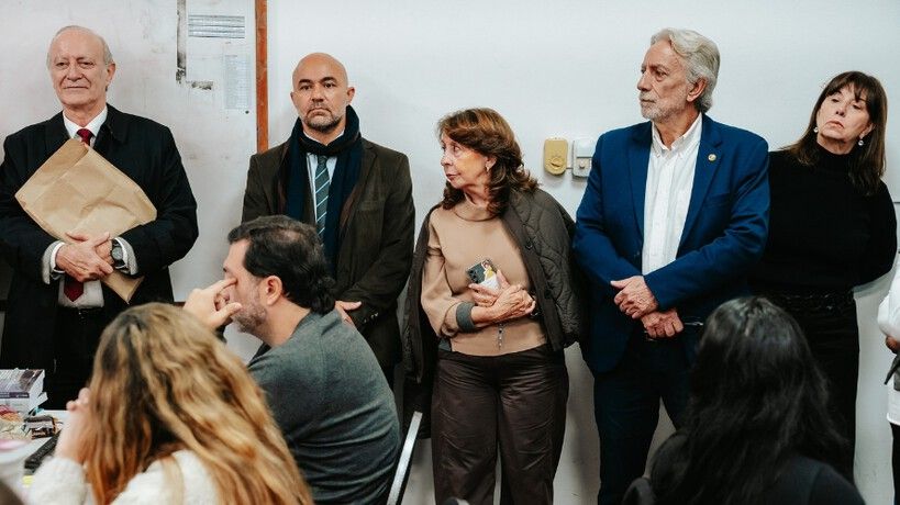 Cáceres de Bollati presente en la prueba escrita del concurso para juez electoral