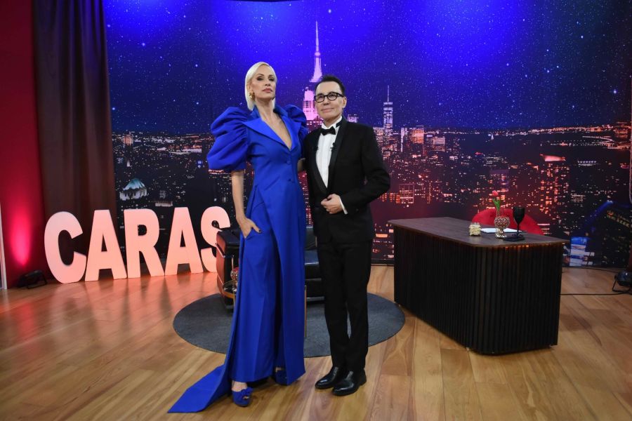 Ingrid Grudke con Marcelo Polino