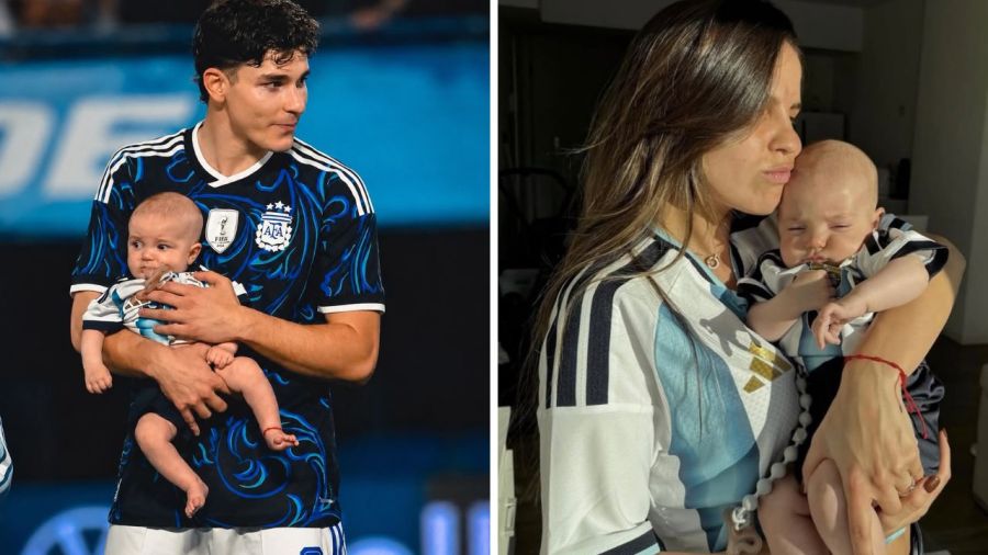 Julián Álvarez y Emilia Ferrero