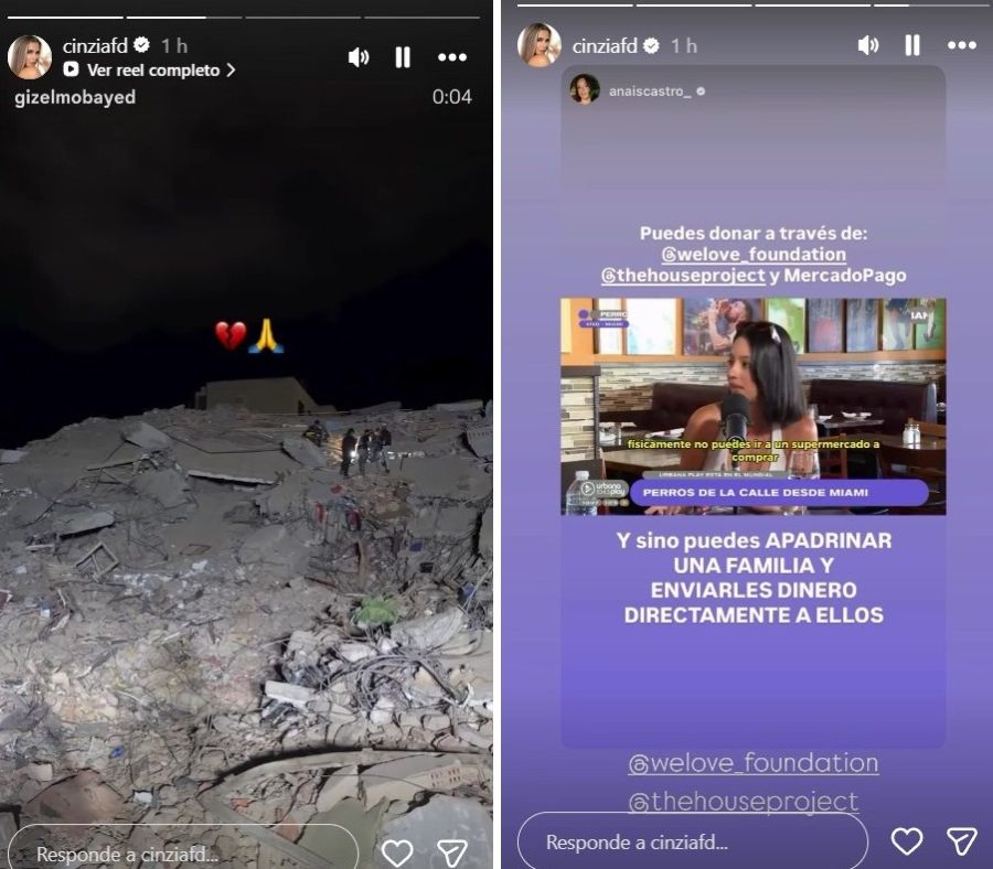 La decisión de la familia y novio de Cinzia Francischiello, de Gran Hermano, tras los terremotos en Venezuela
