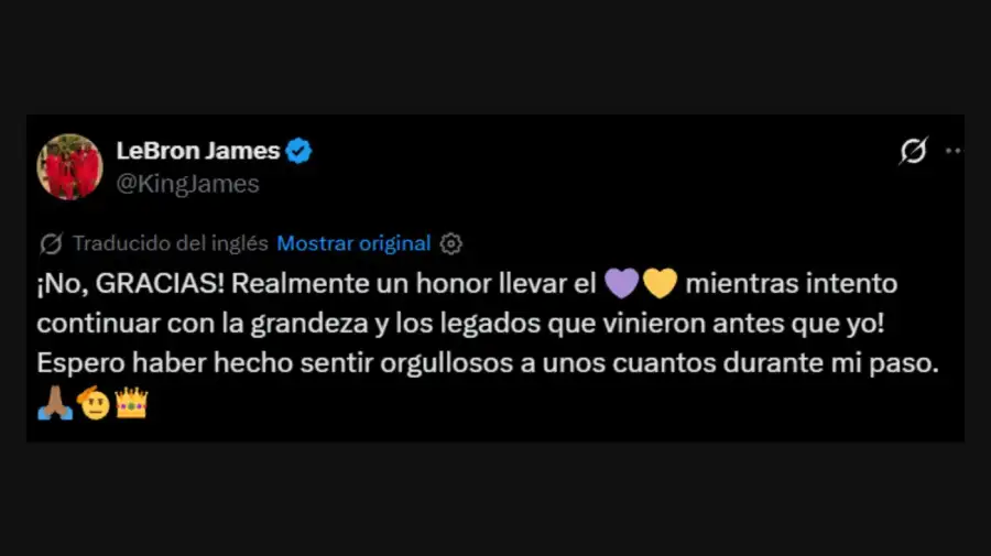 Lakers despedida a Lebron