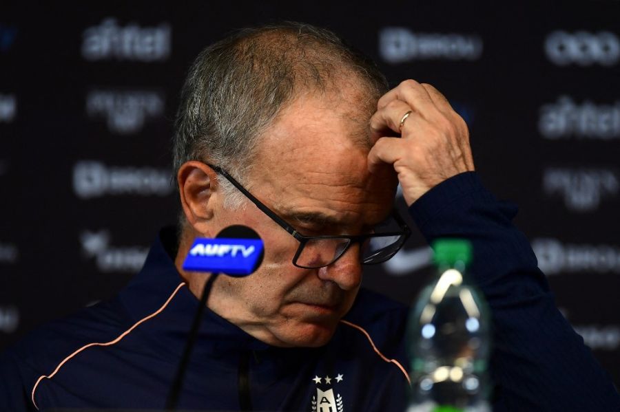 Marcelo Bielsa en conferencia de prensa