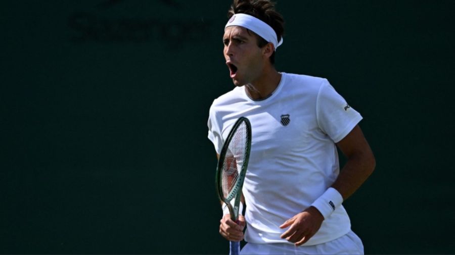 Tomás Etcheverry en Wimbledon 2026
