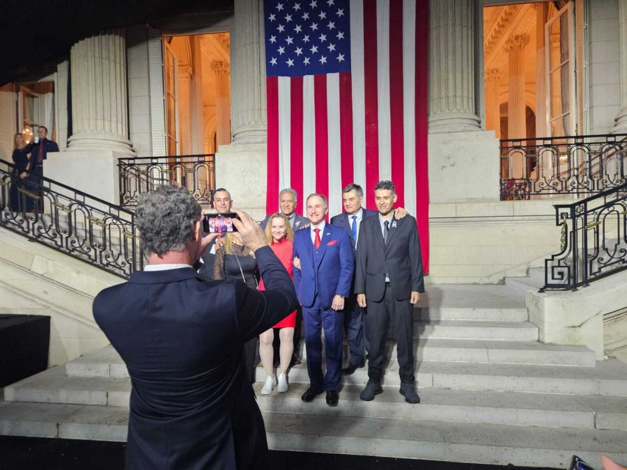 El festejo por el Día de la Independencia en la embajada de Estados Unidos 1