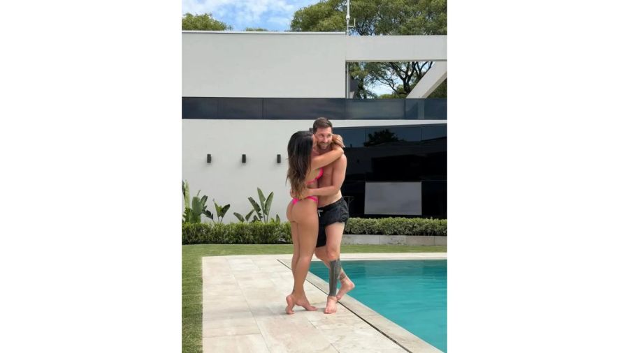 Lionel Messi y Antonela Roccuzzo