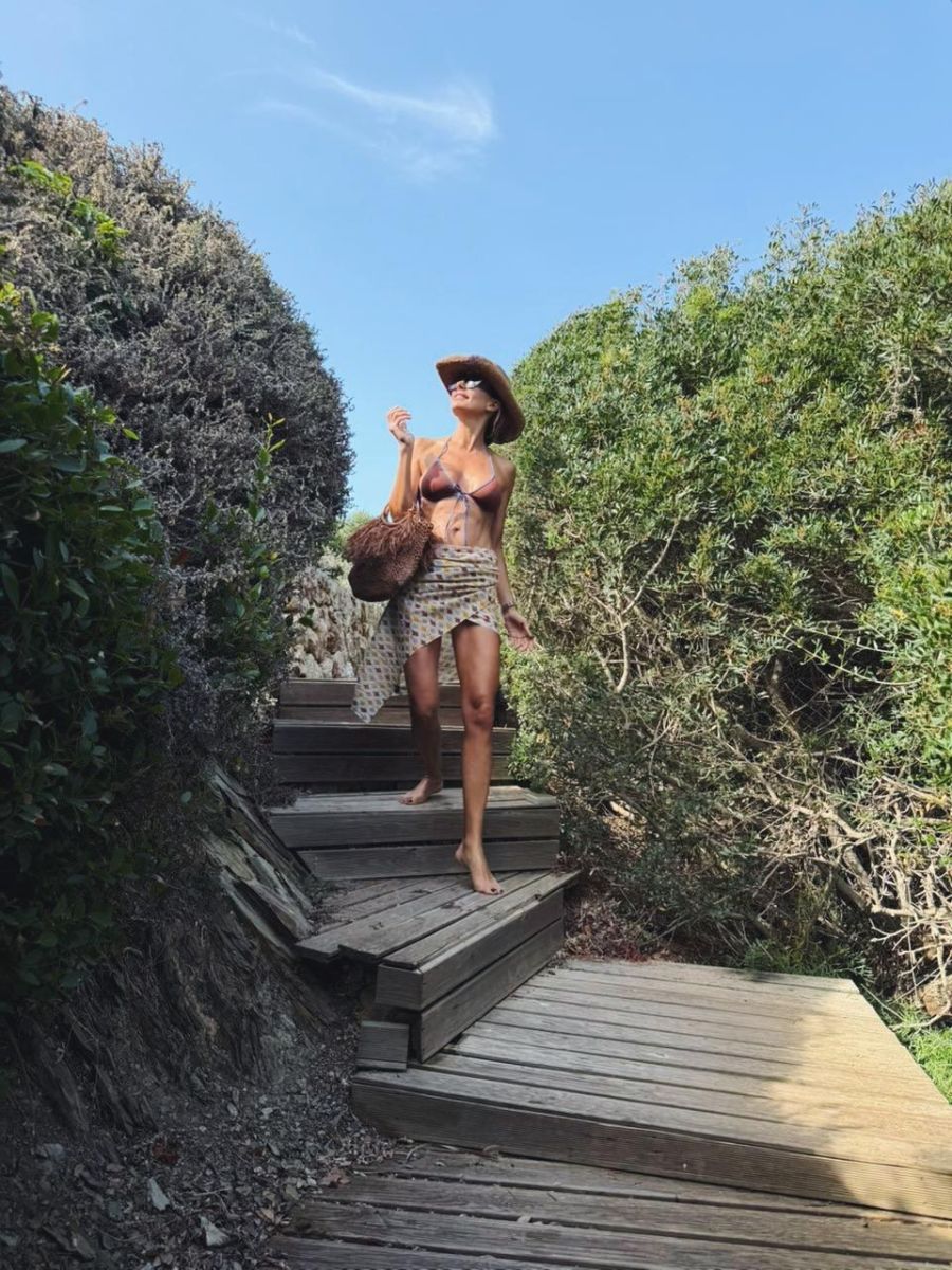 Vacaciones de Juliana Awada