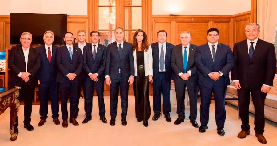 Diego Santilli junto a Gobernadores 02072026