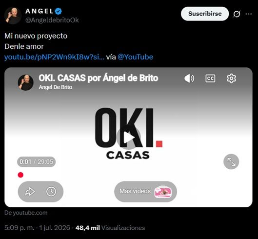 El nuevo proyecto de Ángel de Brito
