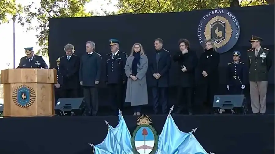 El Presidente Milei participa del Día de los Policías Federales