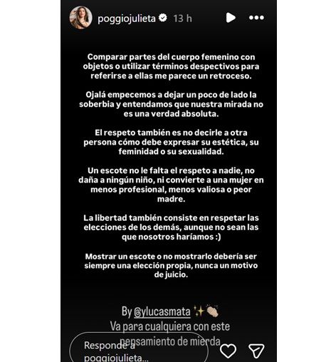 Julieta Poggio contra Mica Viciconte