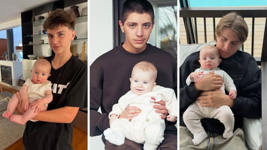 Lando, el hijo de Daniela Christianson y Maxi López