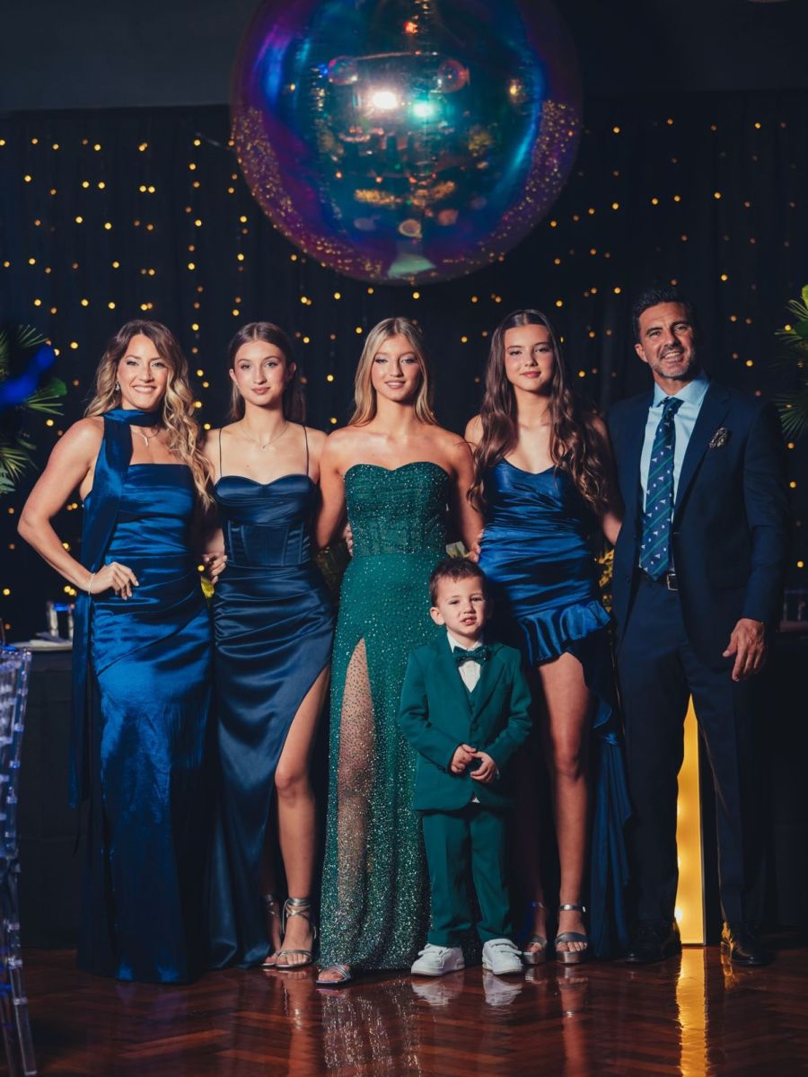 Mica Viciconte, Fabián Cubero, Indiana Cubero, Allegra Cubero, Sienna Cubero