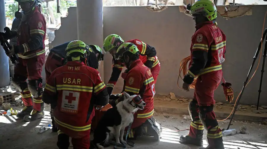 Rescatistas terremoto en Venezuela 02072026