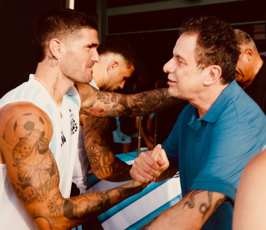 Andrés Calamaro con la Selección Nacional