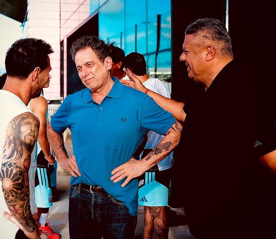 Andrés Calamaro con la Selección Nacional