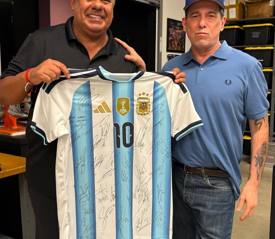 Andrés Calamaro con la Selección Nacional