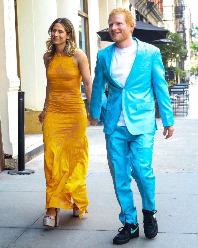 Ed Sheeran y su esposa Cherry Seaborn