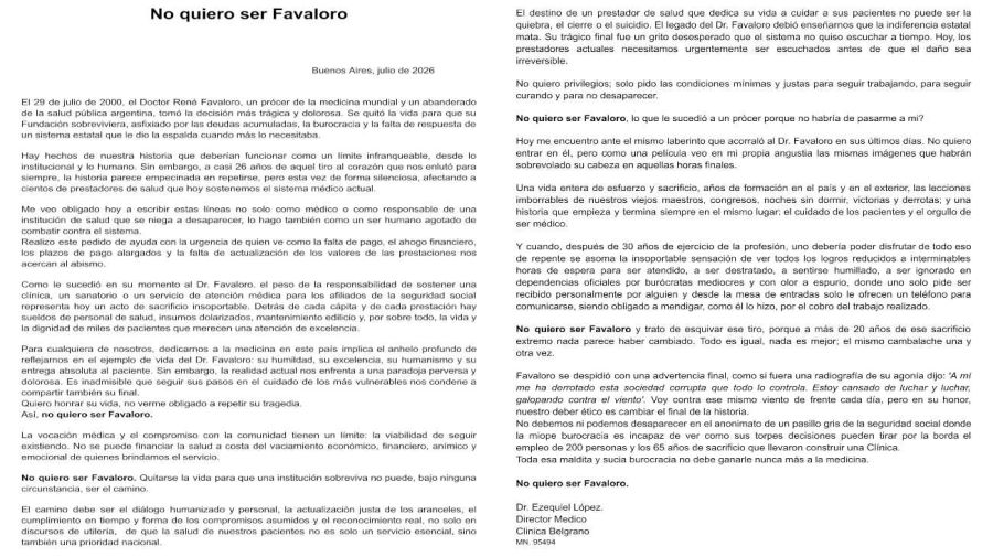 Ezequiel Lopez carta 02072026