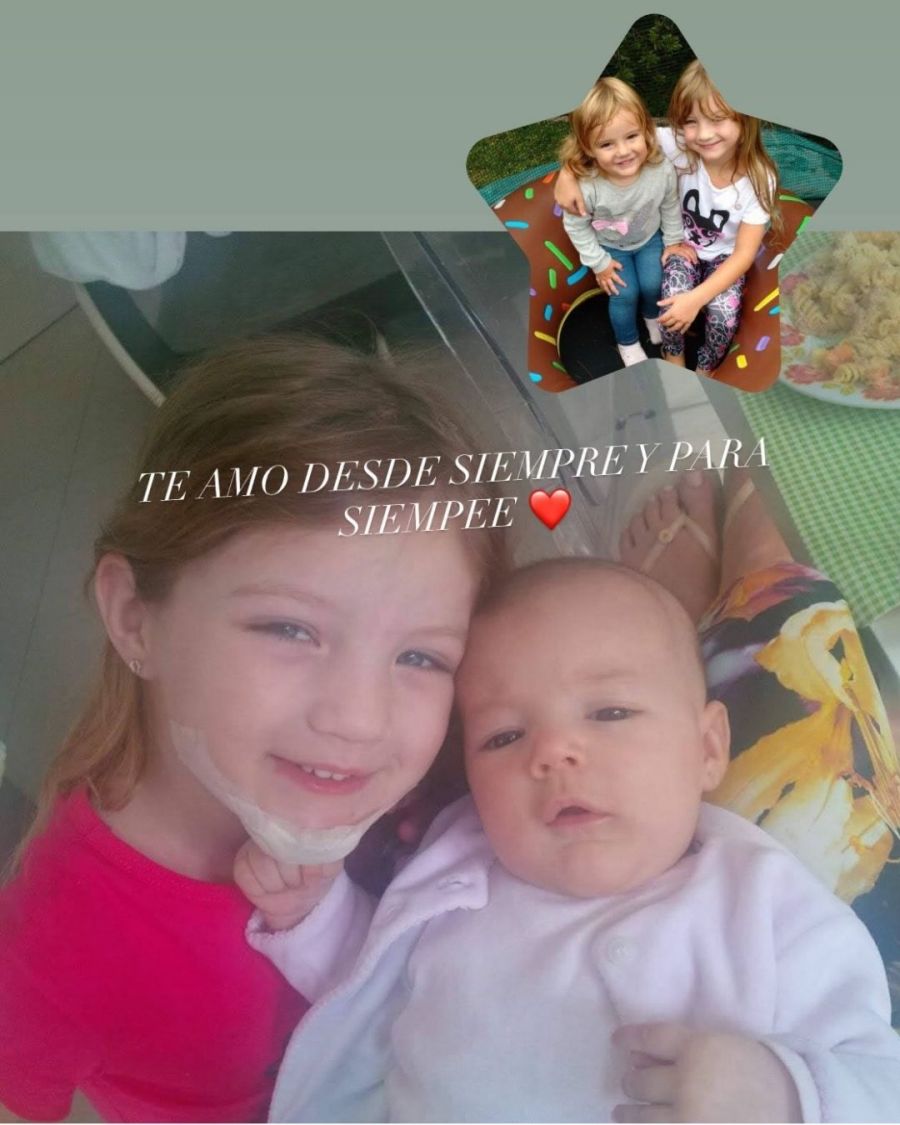 Los saludos de Indiana y Allegra Cubero a su hermana Sienna por su cumpleaños