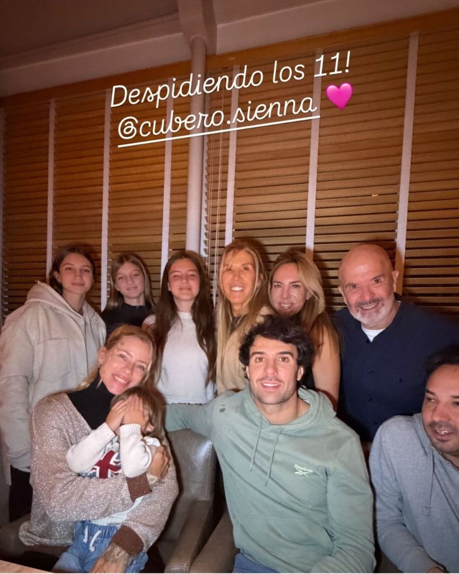 Nicole Neumann mostró el festejo de cumpleaños de Sienna