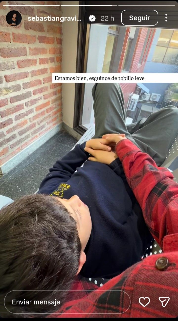 Posteo de Sebastián Graviotto con Toribio