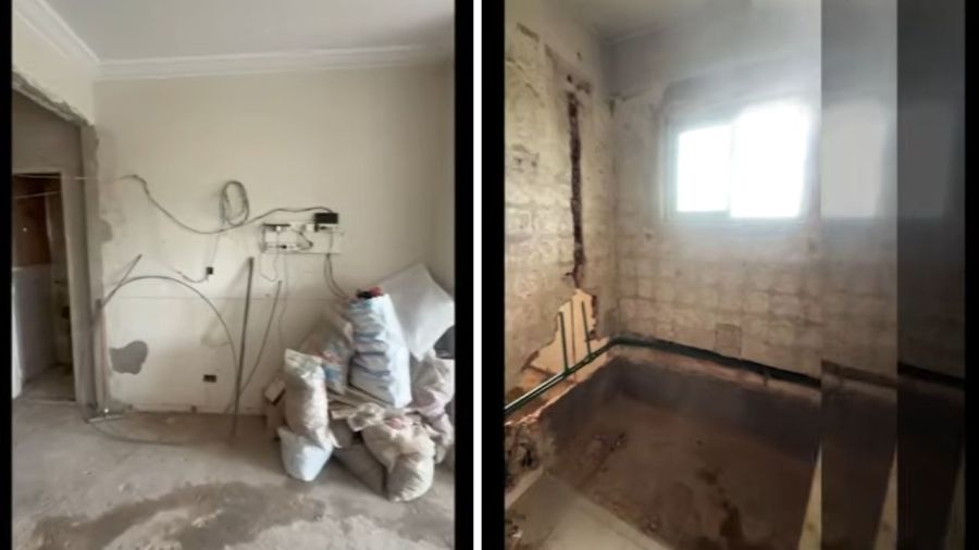 Antes y después de la casa de Ángel de Brito