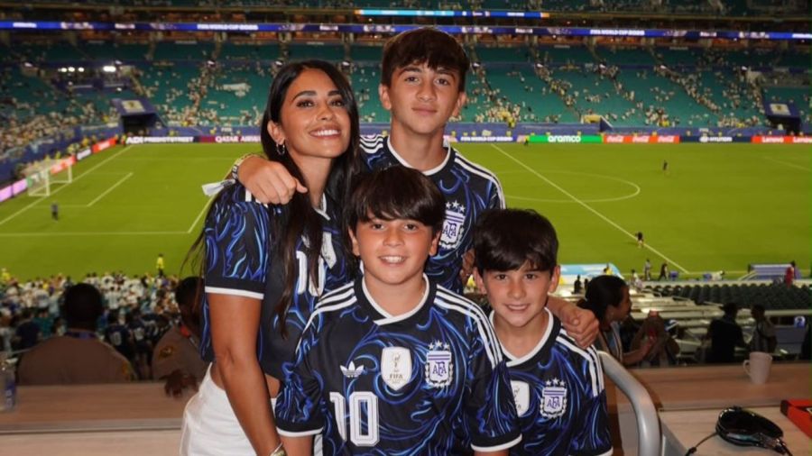 Antonela Roccuzzo en Argentina contra Cabo Verde