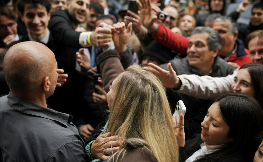 Karina Milei, en su visita a Misiones.