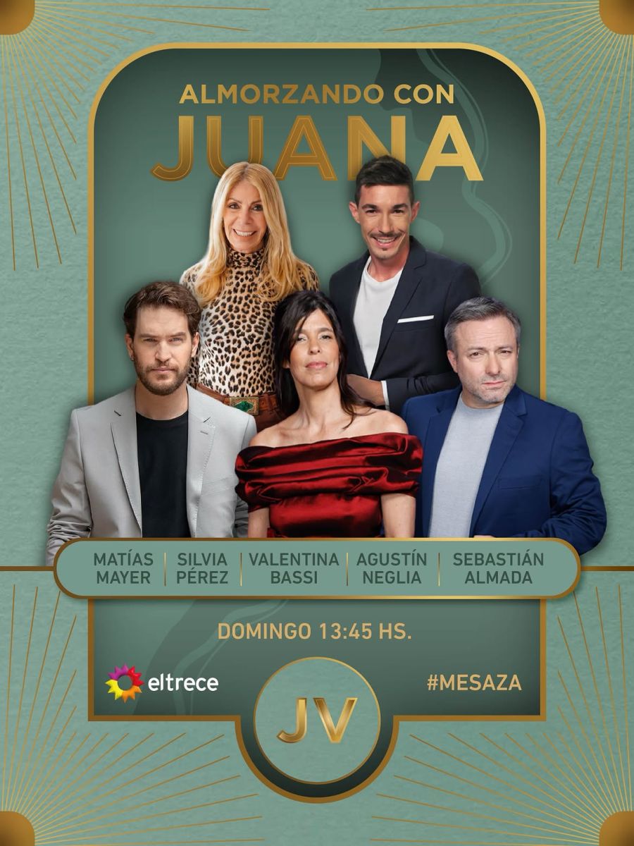 Los invitados de la mesa de Juana Viale