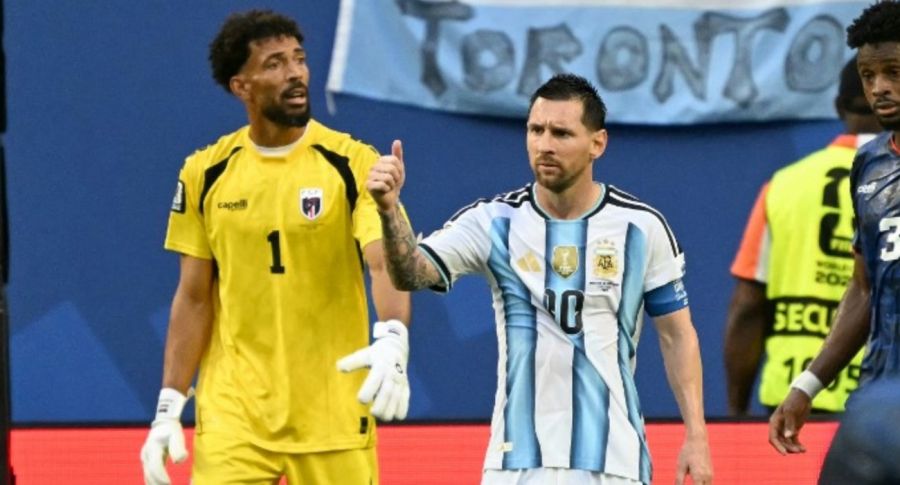 Vozinha y Lionel Messi