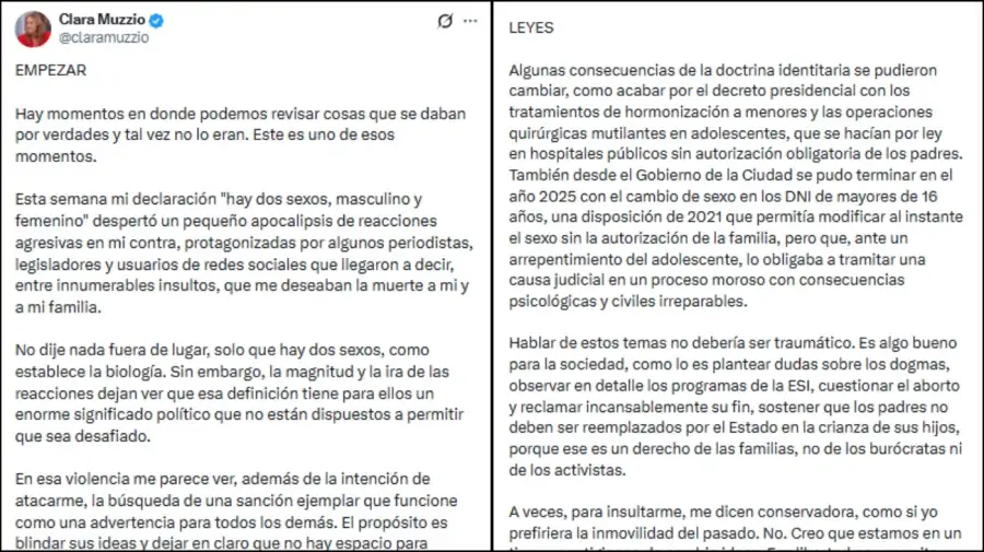 Muzzio redobló sus críticas a la ESI
