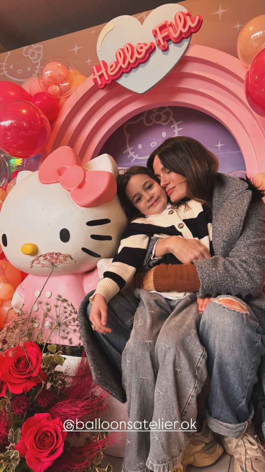 Paula Chavez y Filipa, su hija menor