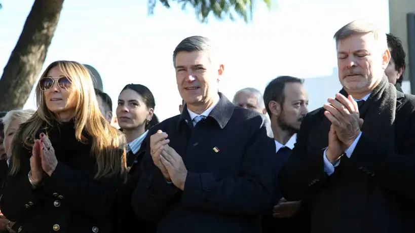 Aniversario Córdoba, Daniel Passerini junto a su esposa
