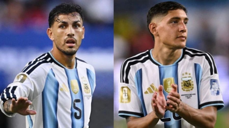 Leandro Paredes y Nahuel Molina