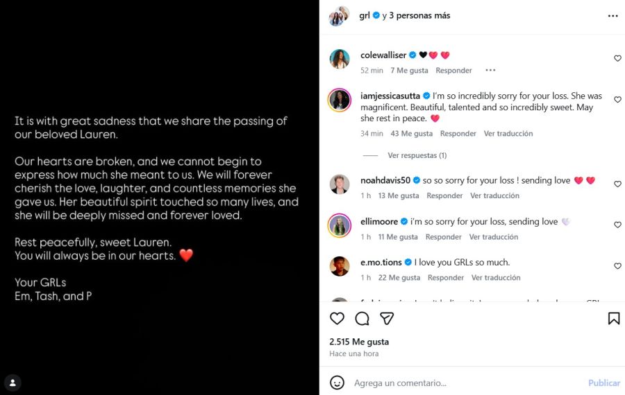 Muerte de Lauren Bennett