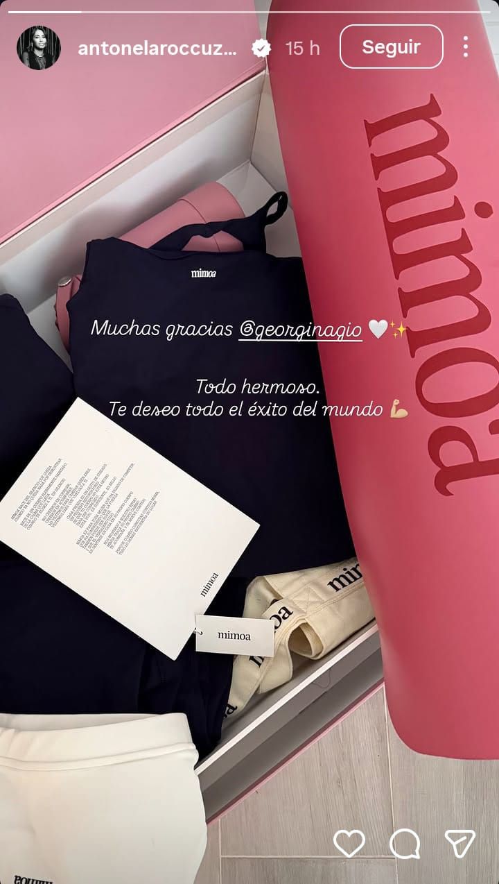 Posteo de Antonela Roccuzzo 