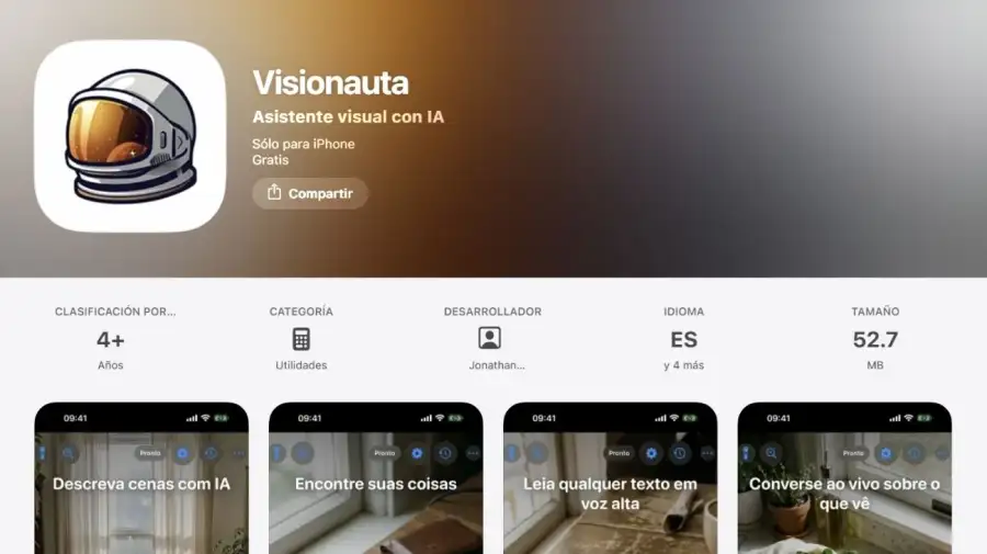 Visionauta, el asistente basado en IA que rompe barreras de accesibilidad llega al iPhone