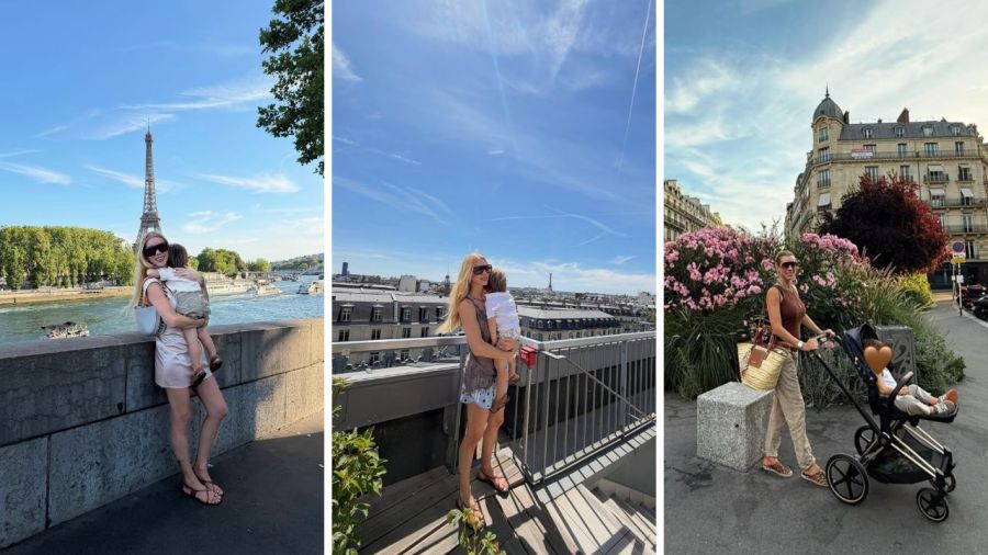 El viaje de Nicole Neumann a París