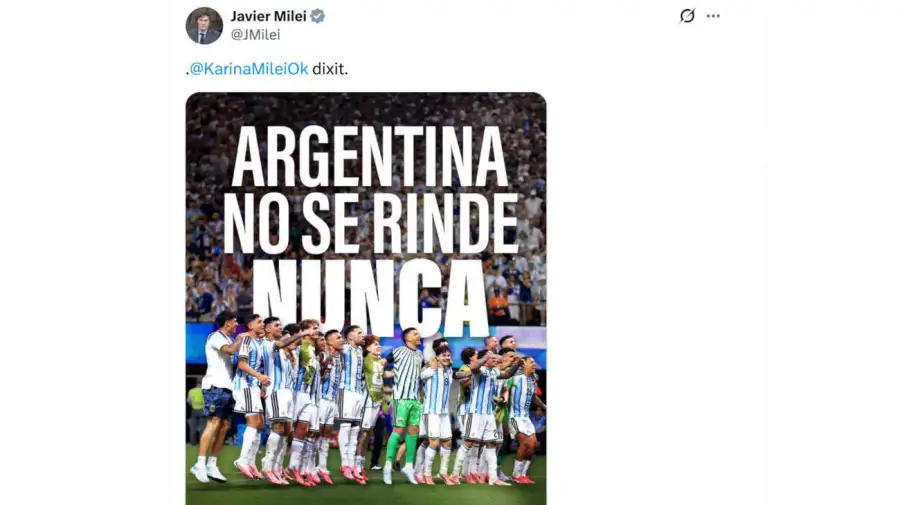 Javier Milei X 07072026