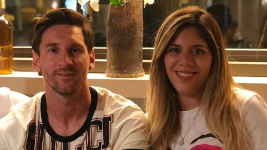 María Sol y Lionel Messi
