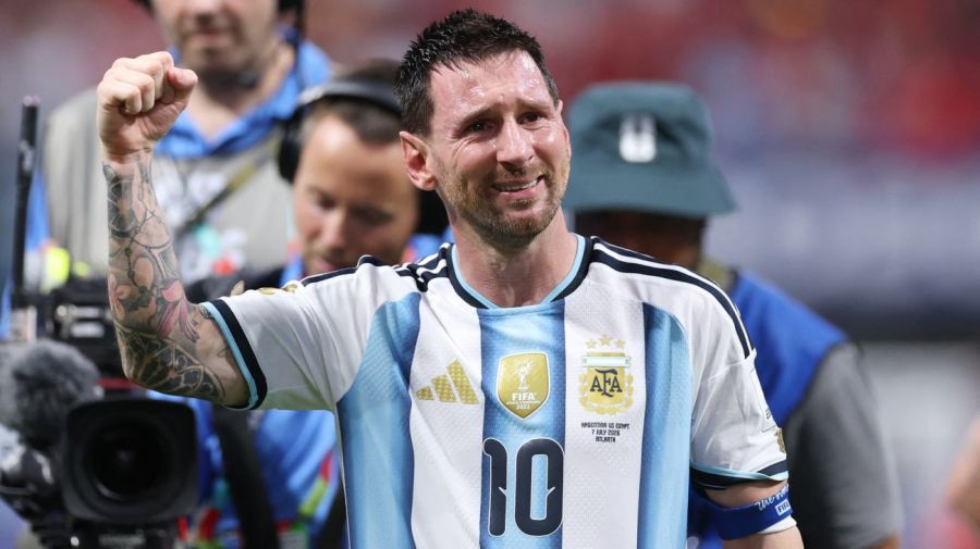 Messi llorando - Argentina vs Egipto 07072026