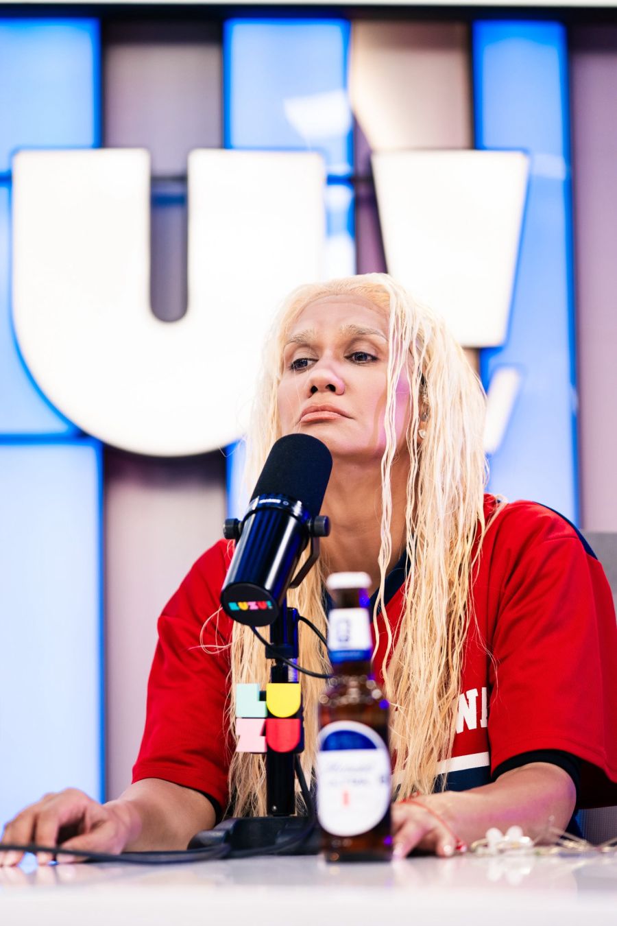 Momi Giardina imitó en Luzu a Erling Haaland