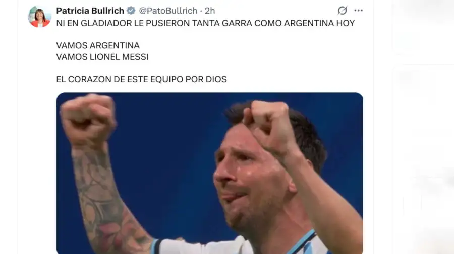 Patricia Bullrich X 07072026