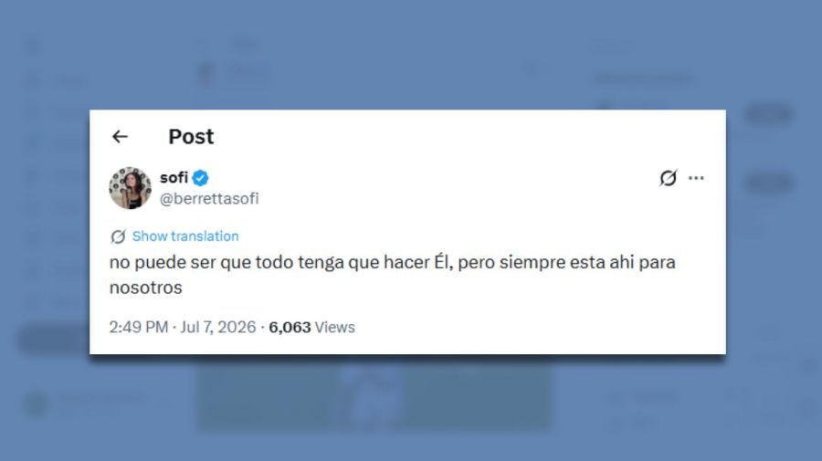 Posteos victora Argentina en X 07072026