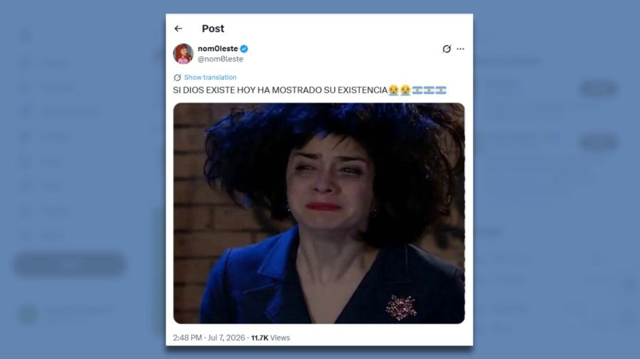 Posteos victora Argentina en X 07072026