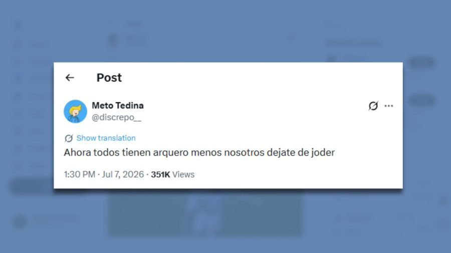 Posteos victora Argentina en X 07072026